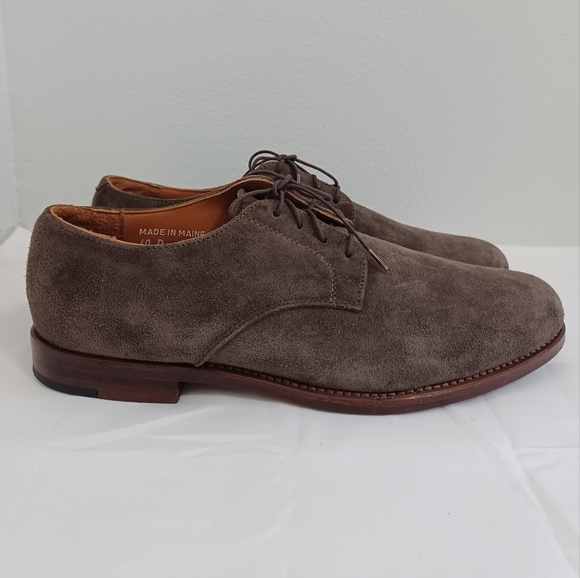 RANCOURT&CO. Loafers men\'s suede shoes size 10D made in U.S.A lace-up main image 6